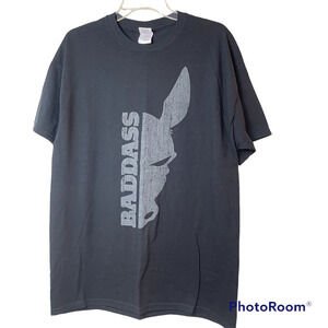 02 NWOT BADDASS Lot Of 02 Men's T-Shirt Size Large + Snapback Hat